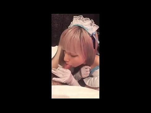❤️ Idol japonez [mayuka], kostum shërbyese franceze, pjesa 1, blowjob dhe kërcitje me locion ️ Porno tek ne ❌️
