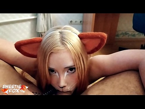 ❤️ Kitsune gëlltit kar dhe sperma në gojën e saj ️ Porno tek ne ❌️